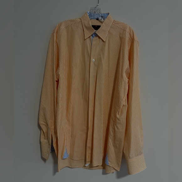 Haupt Men's Striped Dress Shirt. Size M (15.5 neck). Pristine Condition.